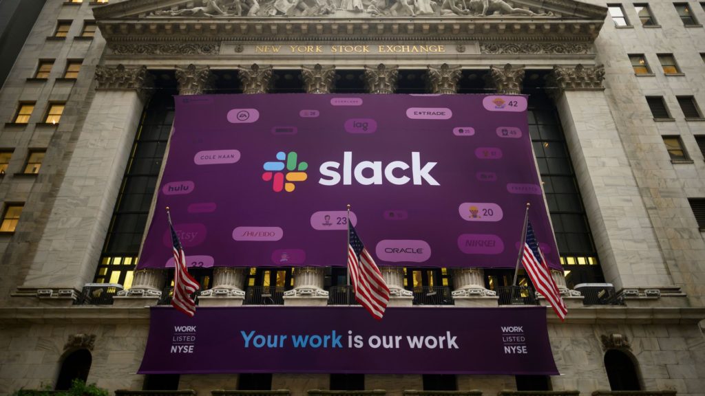 slack direct listing