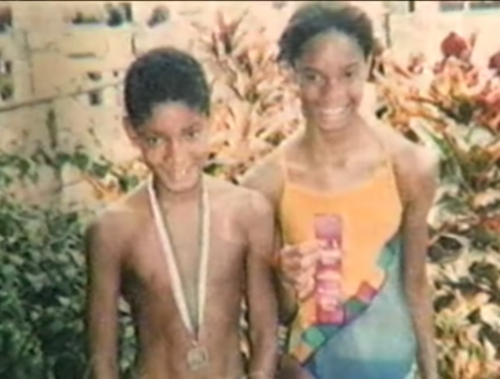 tim duncan swimming as a child